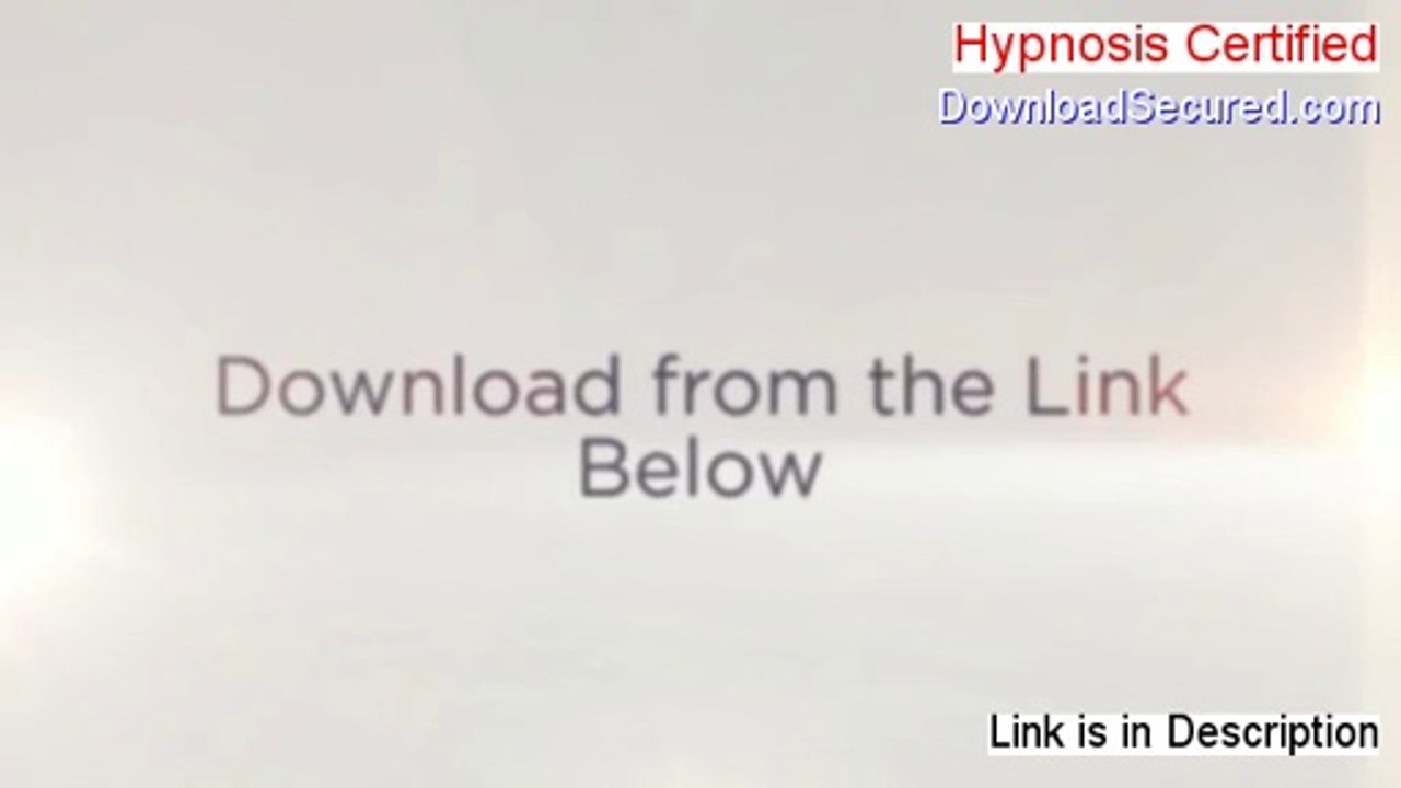Hypnosis Certified Reviewed (Video Review)
