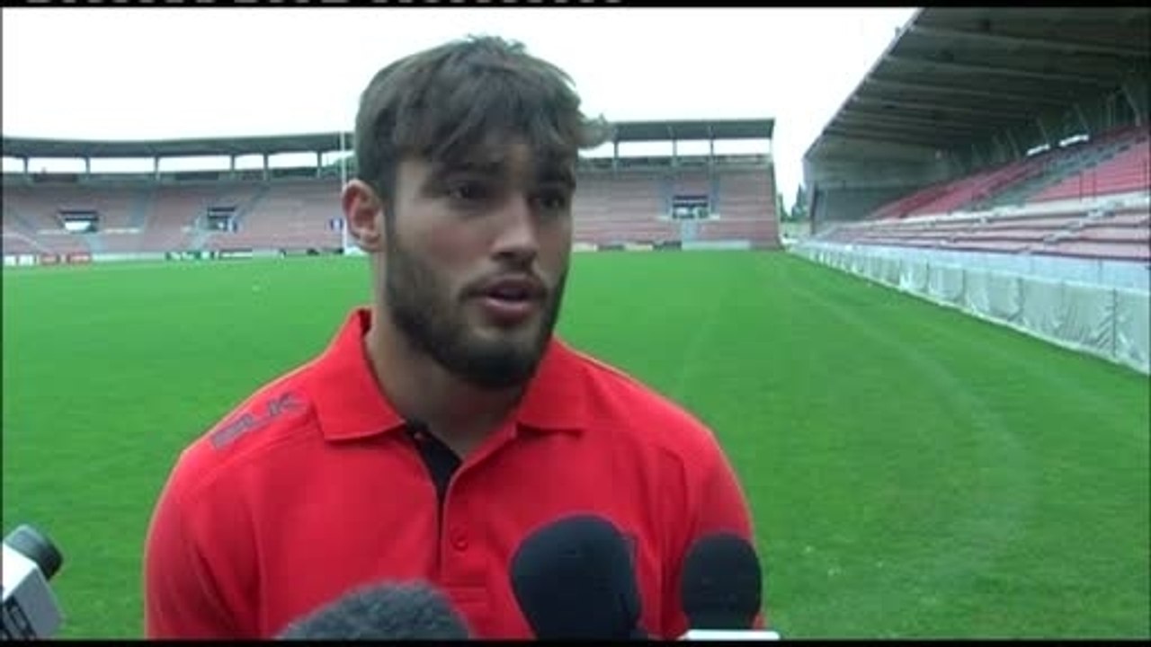 Alexis Palisson, nouveau joueur du Stade Toulousain