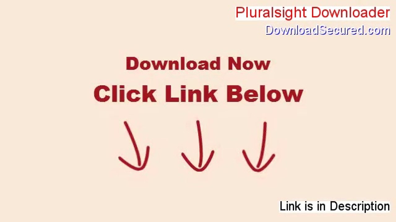 Pluralsight Downloader Full - Legit Download (2014)