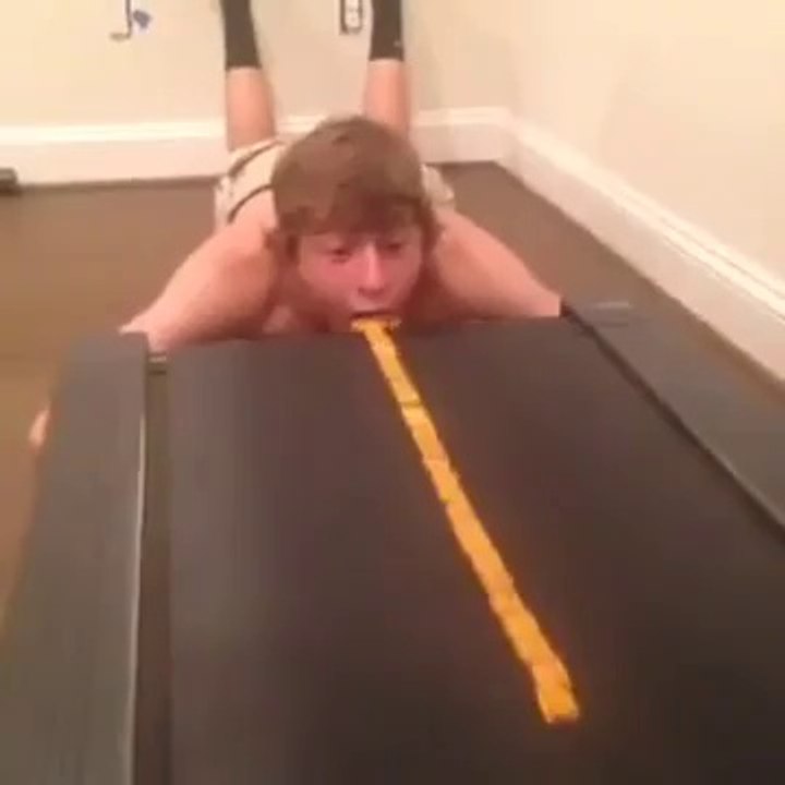 beautiful skill of eating biscuit