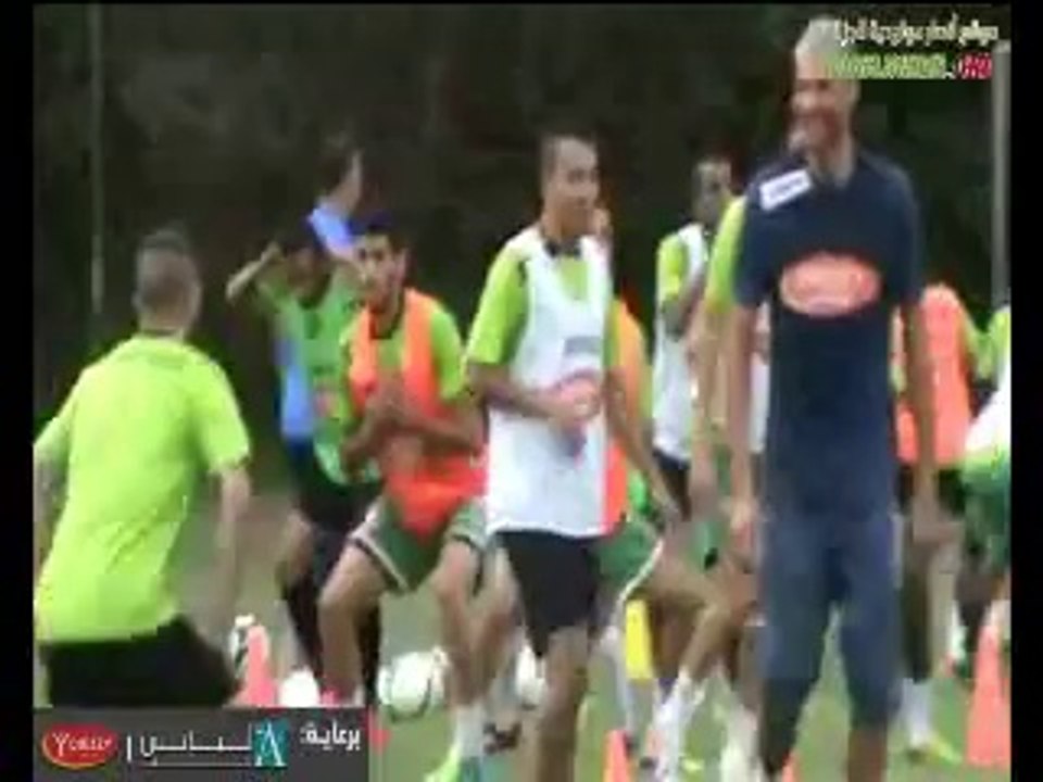 séance d'entrainement du mouloudia a hadjout le 02/07/2014 mohamed laksas