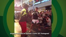 Weidman e Lyoto dão show em treino para o UFC 175