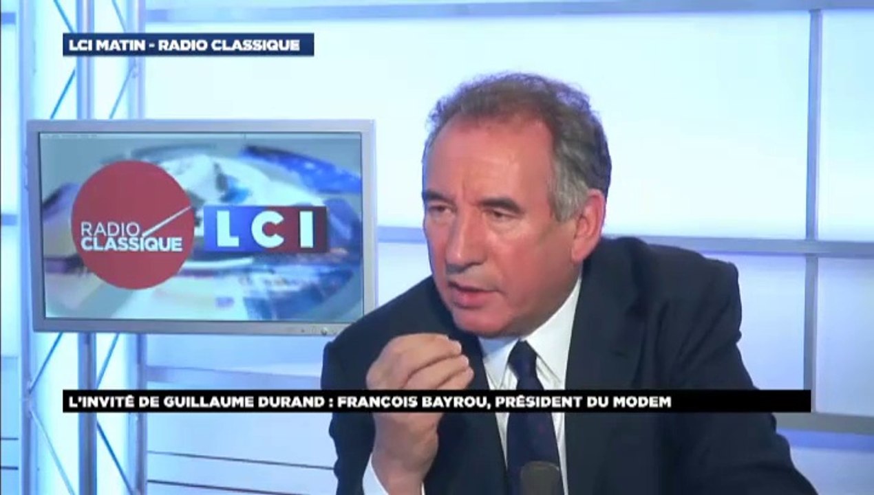 François Bayrou, invité de Guillaume Durand sur LCI - 020714