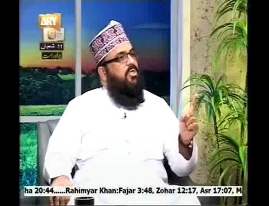 Roshni sab k liye 9 june 2014 with Allama Muzaffar Hussain Shah & Mufti Muneeb ur Rehamn shab