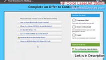 HP Color LaserJet 2600n Full - Download Here (2014)