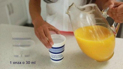 Instrucciones para mezclar Immunocal   México