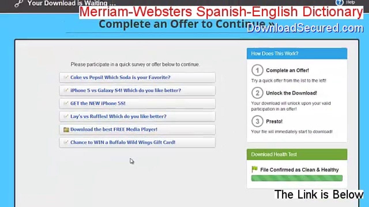 Merriam-Websters Spanish-English Dictionary Full Download - Risk Free Download [2014]
