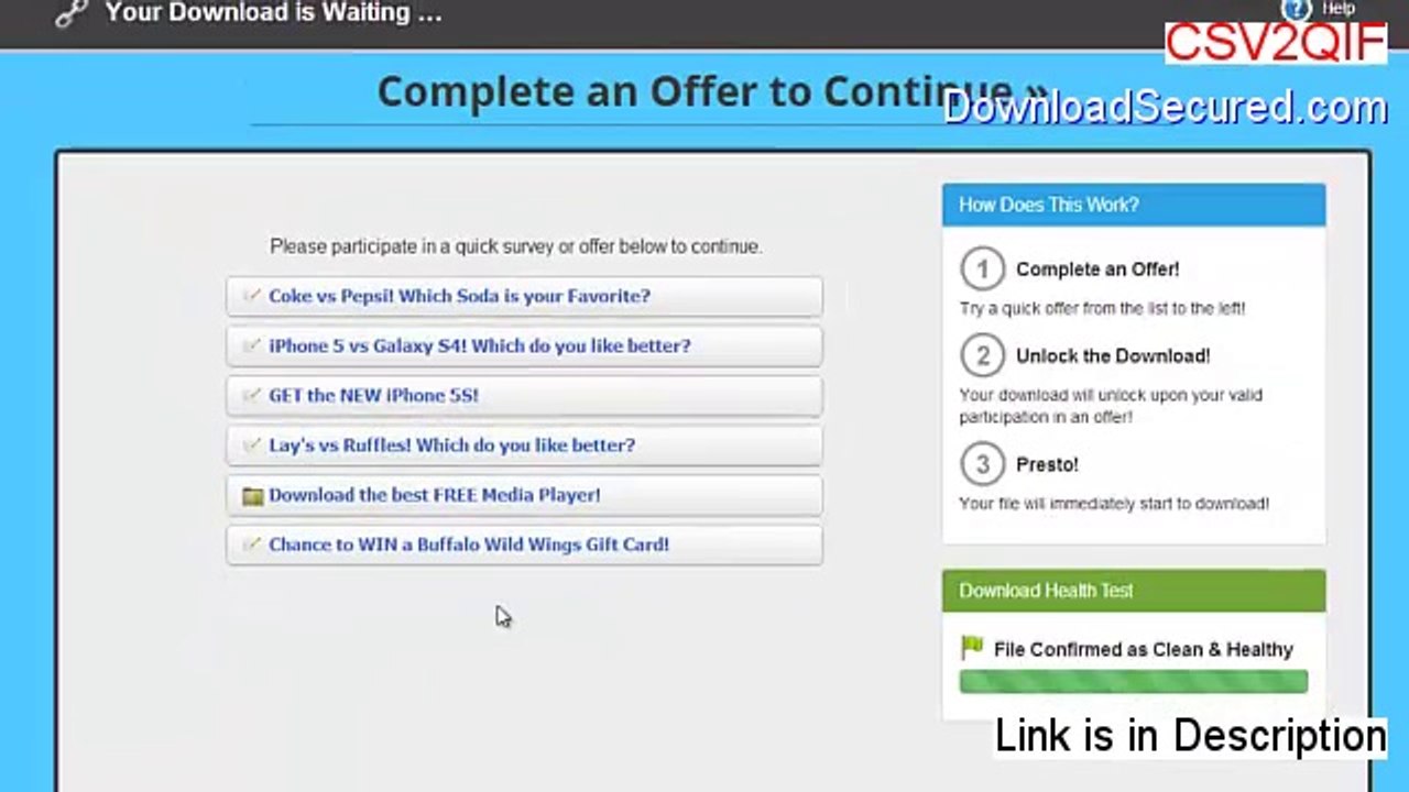 CSV2QIF Full Download (Download Now)