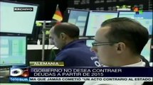 Alemania no desea contraer deudas a partir de 2015