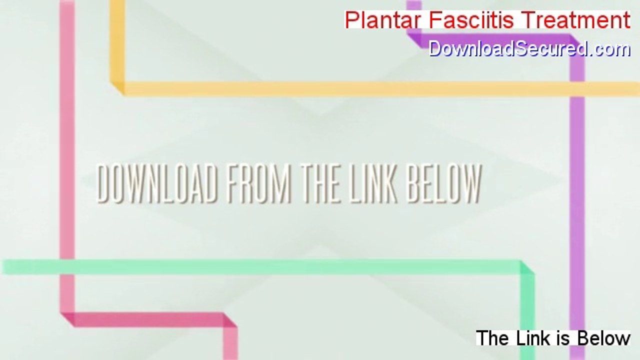 Plantar Fasciitis Treatment PDF Free (Get It Now)