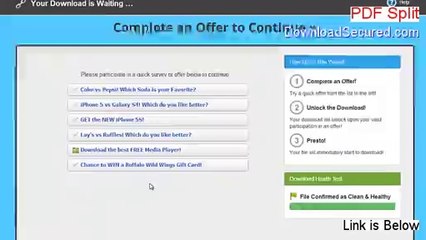PDF Split & Merge Free Download (Free of Risk Download 2014)