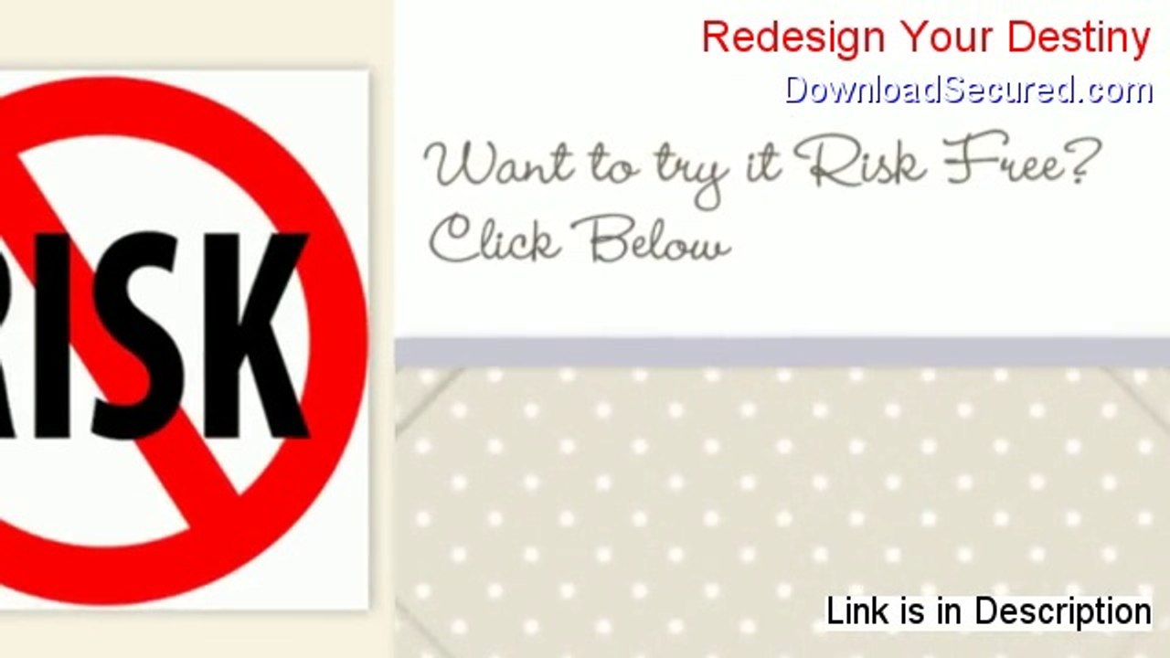 Redesign Your Destiny PDF (Download Here)