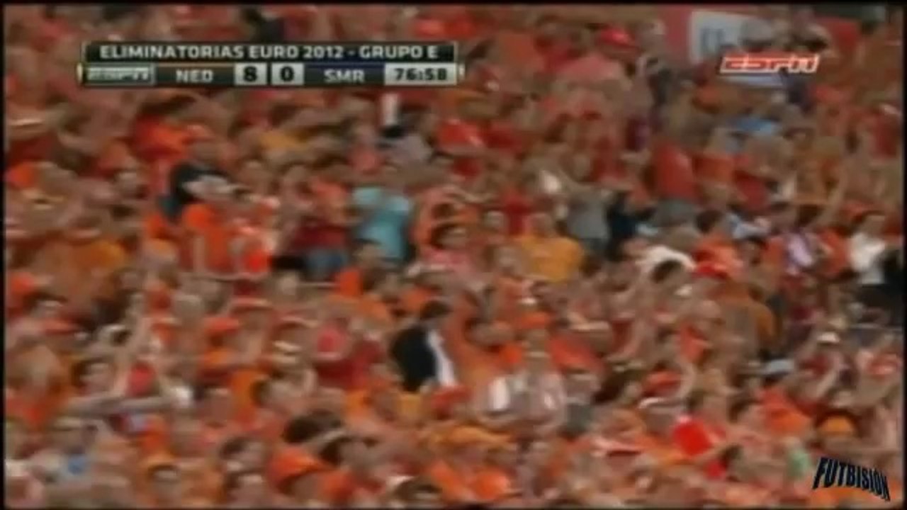 Netherlands 11-0 San Marino 2012 UEFA Euro Qualifiers [02-09-11]