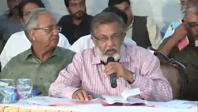 Rasheed Godail address at APC Model Town Incident