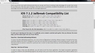 ios 7.1.2 jailbreak pour nouvellement lancé iPhones | Ipod | Ipad2