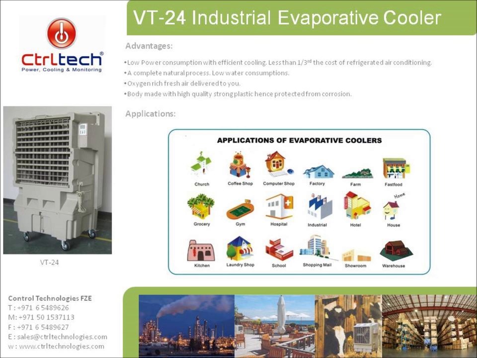 VT-24- Air cooler-Evaporative air cooler-industrial air cooler-port a cool-desert cooler