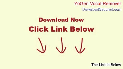 YoGen Vocal Remover Full - Download Here [2014]