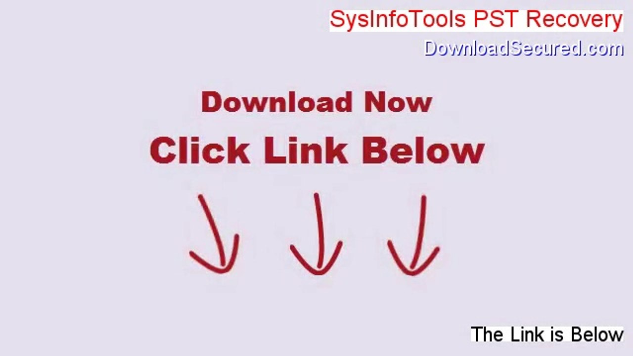 SysInfoTools PST Recovery Full - Free of Risk Download