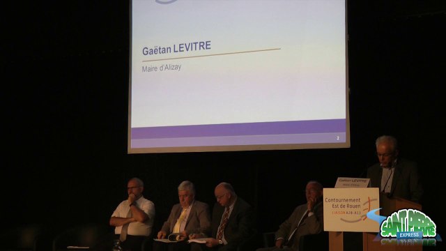liaison A28-A13 - Alizay - le maire, Gaëtan Levitre - c'est non à cette autoroute