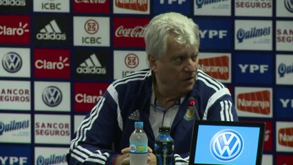 Mondial-2014: entraînement de l'Argentine, conférence annulée