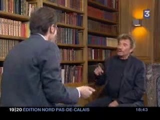 Interview Johnny Hallyday bourré