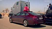 Des voitures sans chauffeur testée sur circuit : Hyundai - The Empty Car Convoy