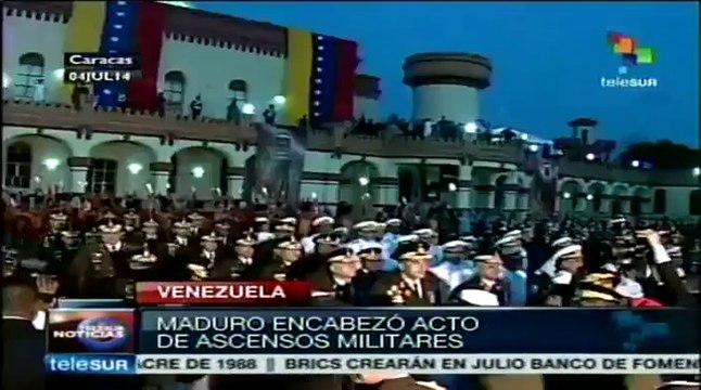 Pdte. Maduro encabeza actos de ascensos militares