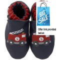 Discount Sales Robeez Soft Soles Fire Engine Slip On (Infant/Toddler/Little Kid) Review