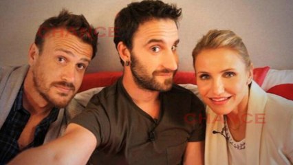 Dani Rovira, Cameron Díaz y Jason Segel juntos