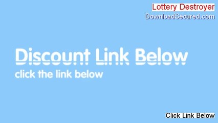 Lottery Destroyer Download Free (Legit Download 2014)