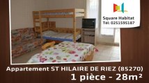 A vendre - Appartement - ST HILAIRE DE RIEZ (85270) - 1 pièce - 28m²