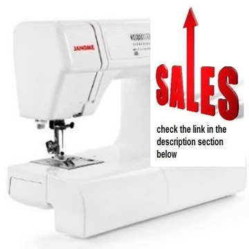 Best Deals Janome HD3000 Heavy-Duty Sewing Machine with 18 Built-In Stitches + Hard Case Review