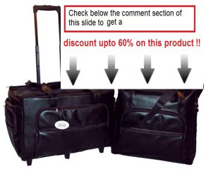 Best Deals Gotta Have It. GHI-CA2 Carry All PVC Sewing and Embroidery Machine Trolley and Tote Combo Black Review