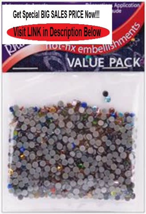 Best Deals Darice Rhinestone Setter Hot-Fix Embellishments 3mm 1000/Pkg: Multi Review