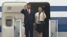 Chinese president arrives in South Korea