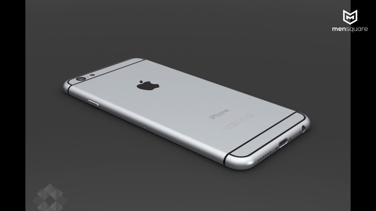 Rendu 3D très réaliste de l'iPhone 6
