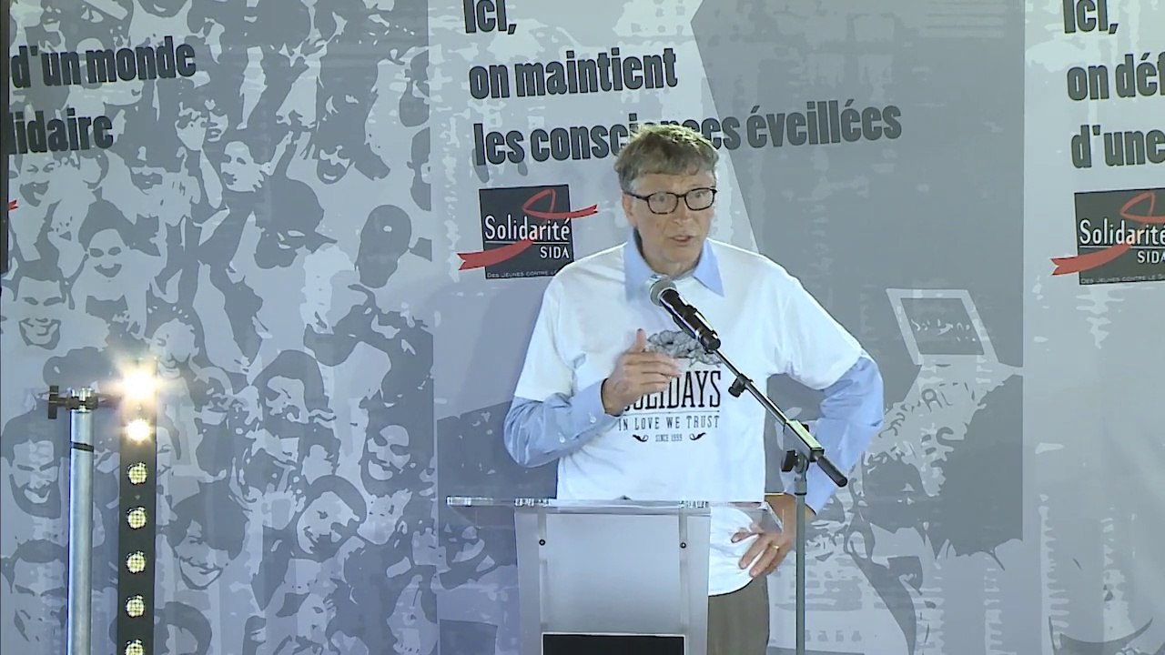 Conférence de Bill Gates au Forum Café - Solidays 2014
