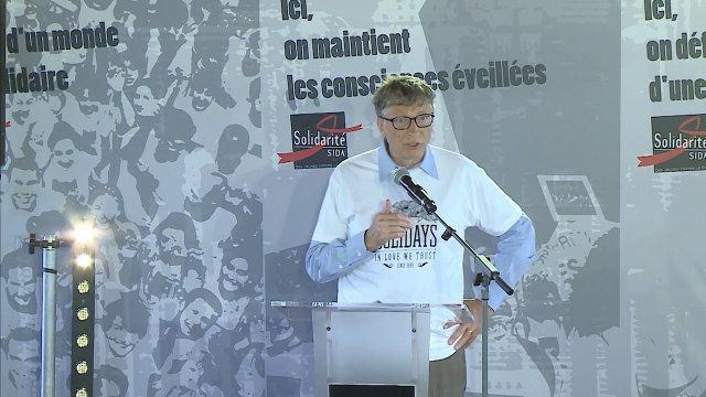 Conférence de Bill Gates au Forum Café - Solidays 2014