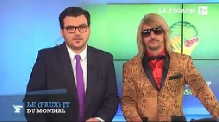 Le (faux) JT du Mondial : Sébastien Patoche rédacteur en chef !
