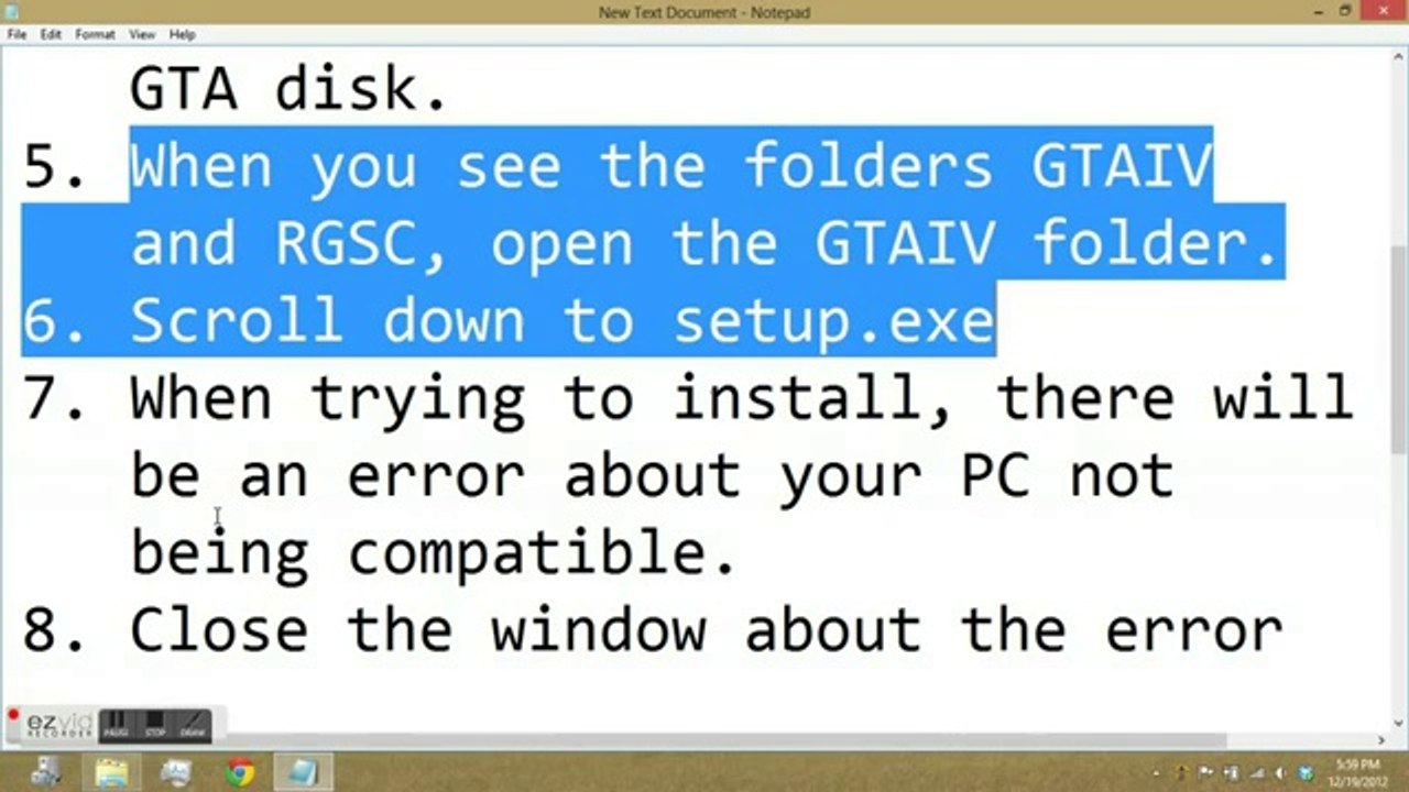 Install GTA IV on Windows 8 without Errors