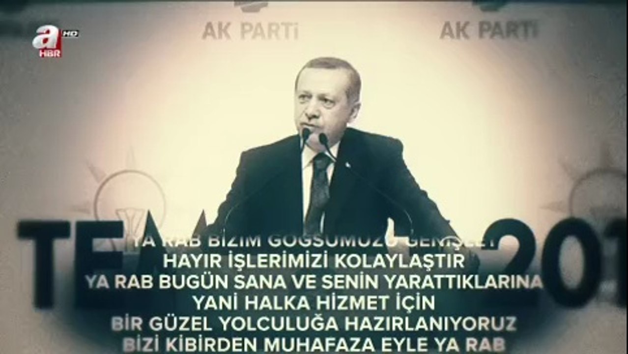 Başbakan Recep Tayyip Erdoğandan Duygulandıran Dua
