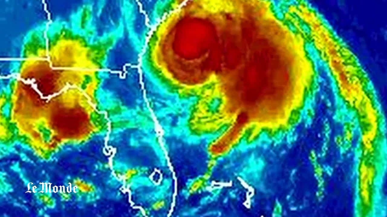 La formation de l'ouragan Arthur aux Etats-Unis vue du ciel