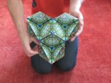 Amazing art Cube. Geometric shapes!