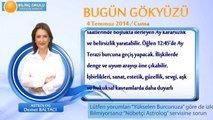 KOÇ Burcu, GÜNLÜK Astroloji Yorumu,4 TEMMUZ 2014, Astrolog DEMET BALTACI Bilinç Okulu