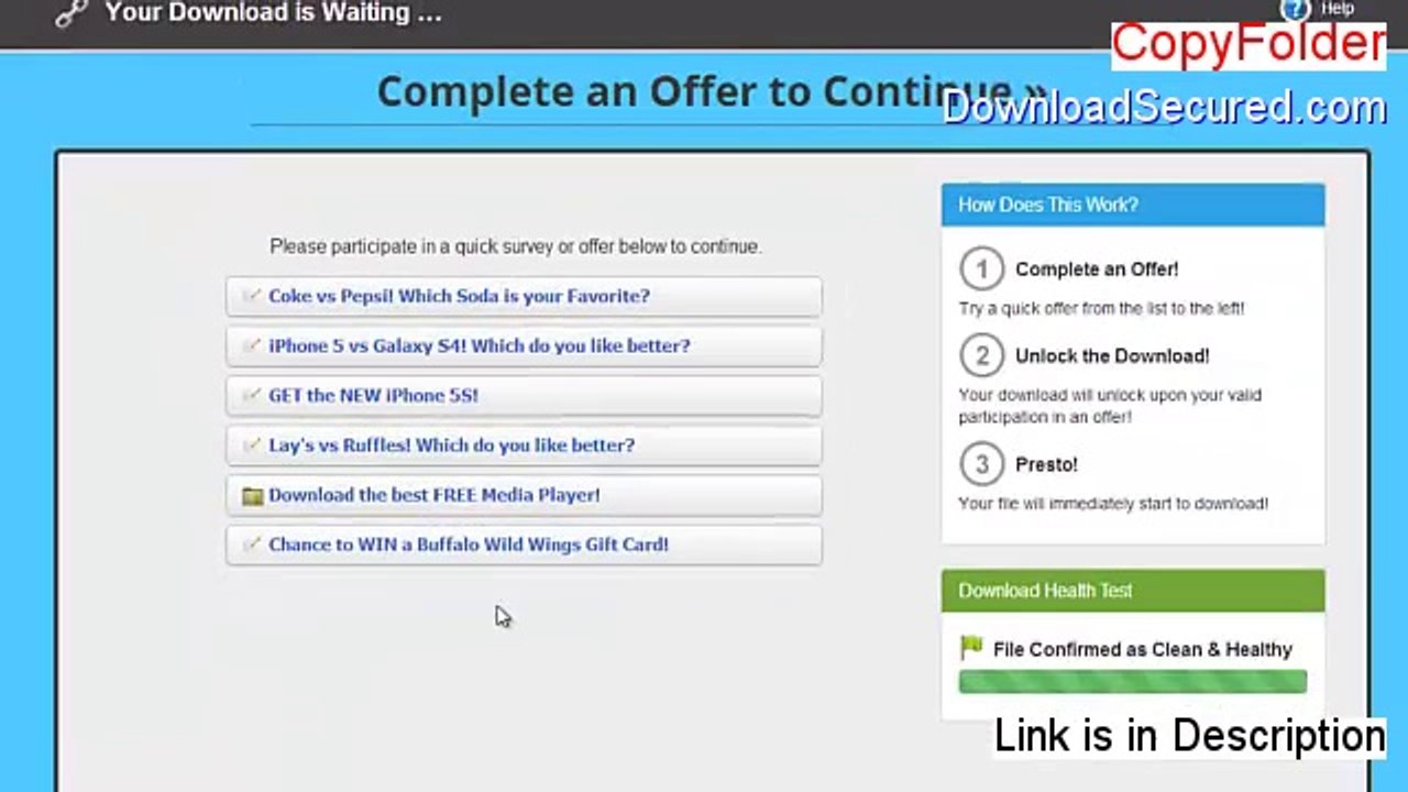 CopyFolder Download Free - Instant Download 2014