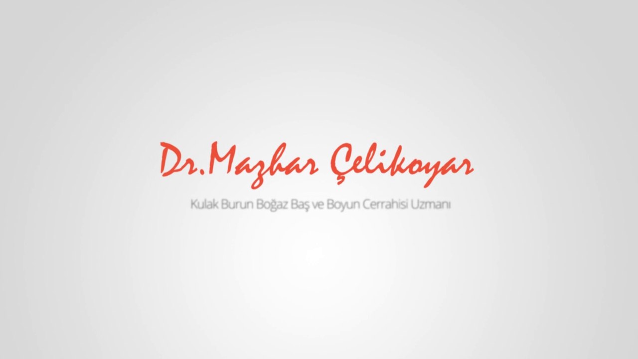 Rinoplasti Ameliyatının Teknik İncelikleri ve Burun Ucu - Op. Dr. Mazhar Çelikoyar