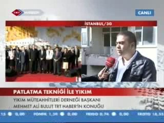 Patlayıcılı Dinamitli Yıkım Açıklaması