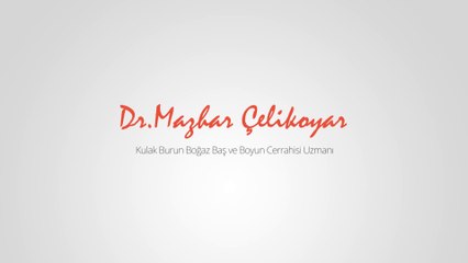 Rinoplasti Ameliyatının Teknik İncelikleri ve Üst Çatı - Op. Dr. Mazhar Çelikoyar