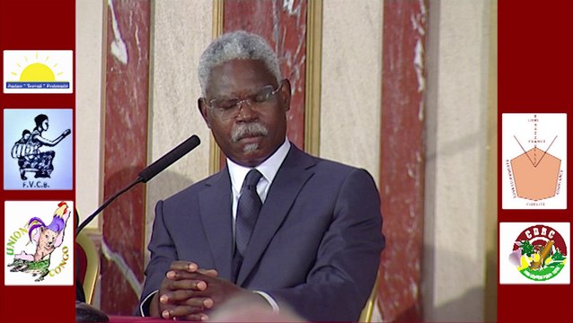 Conférence de presse du 10 juin 2014 aux Salons Hoche Paris. Questions de Monsieur Jean Richard SAMBA dia NKOUMBI sur l’étalage de la division, de la scission du Congo et de la rupture de l'unité nationale qui profiteraient à Sassou Nguesso. Réponse de Mo