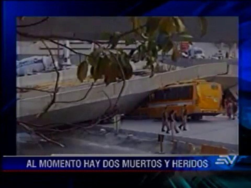 Se desploma viaducto en Belo Horizonte